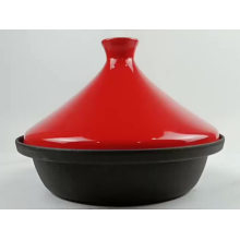 wholesale large cast iron metal tajine dish pot moroccan tagine cookware